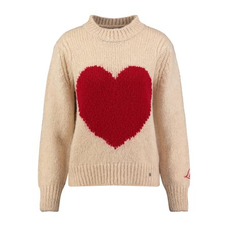 Key Largo Key Largo Trui Feeling beige / rood
