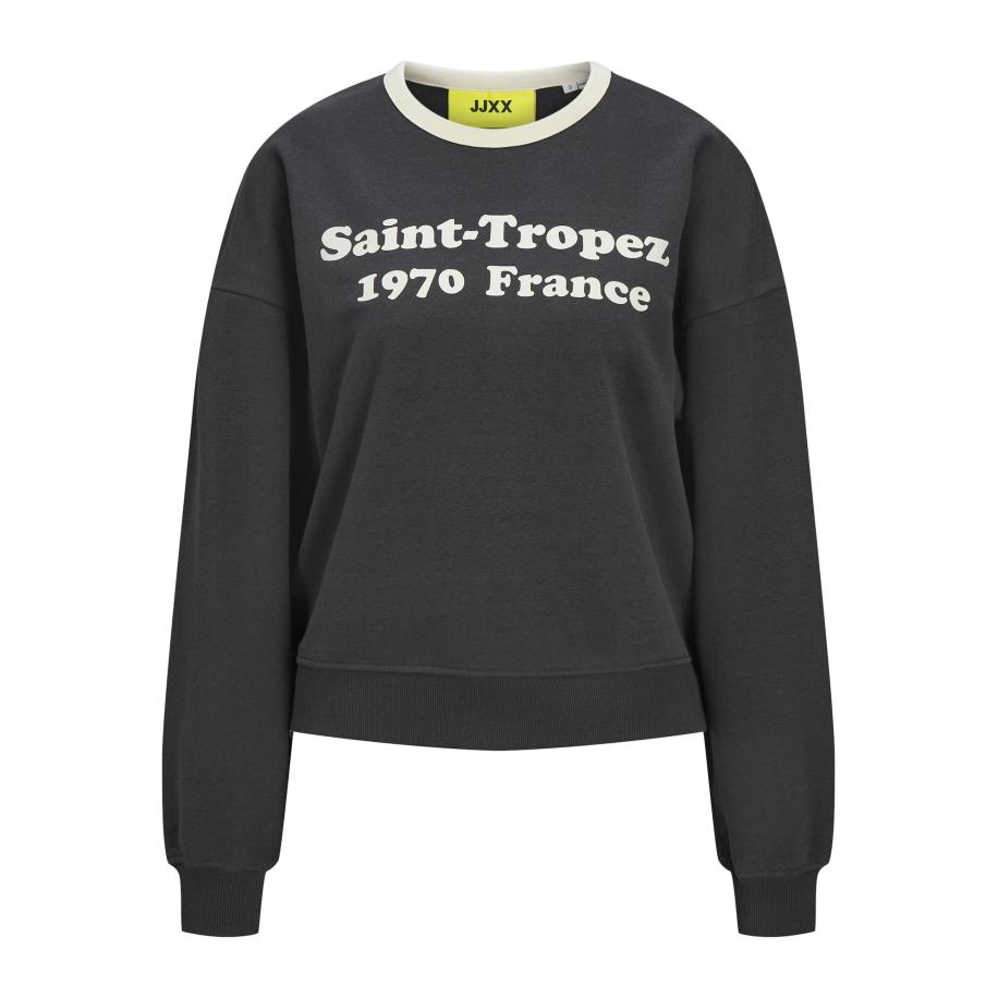 JJXX JJXX Sweatshirt Perle zwart / wit -