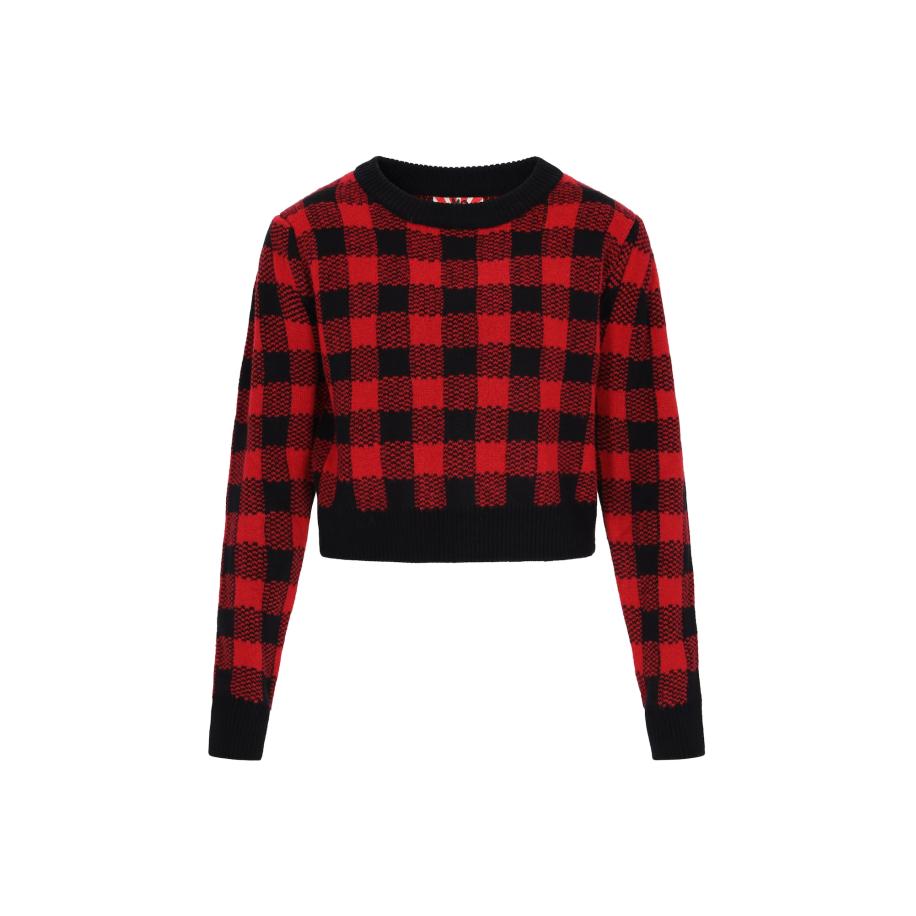 myMo ROCKS Trui rood / zwart Multicolor