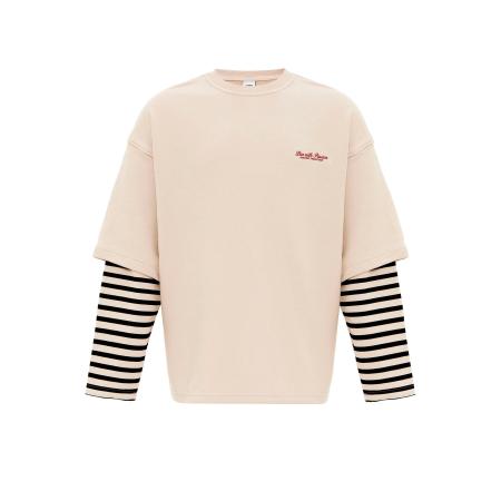 Dandalo Dandalo Sweatshirt nude / donkerrood / zwart