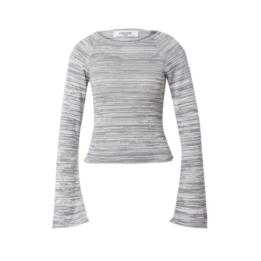 SHYX SHYX Trui Daniela grijs / wit -