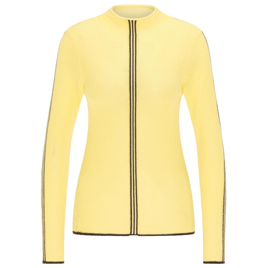 MYMO MYMO Trui lichtgeel / zwart -