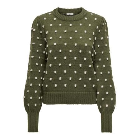 JDY JDY Trui JDYSigrid olijfgroen / offwhite