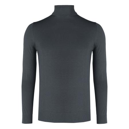 Marvelis Casual Trui Coltrui antraciet, Effen