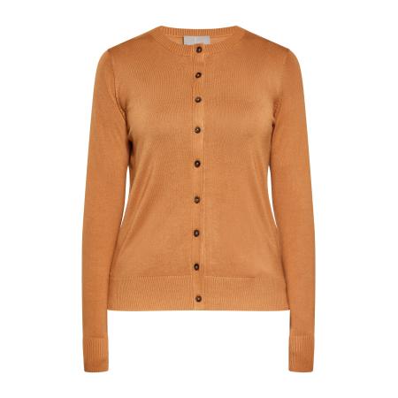 RISA RISA Gebreid vest camel