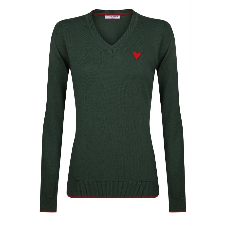 Felix Hardy Felix Hardy Trui groen / rood -