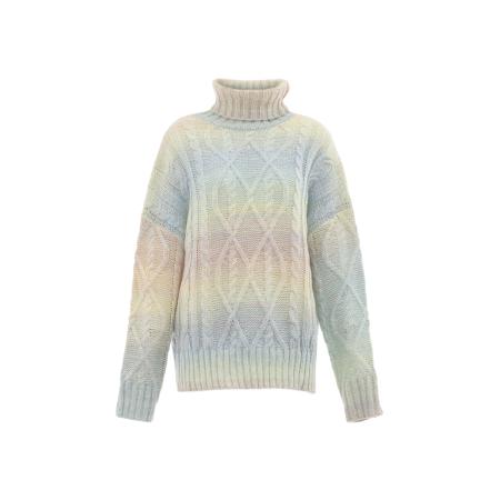 Sookie Sookie Trui lichtblauw / pasteelgeel / pastelroze