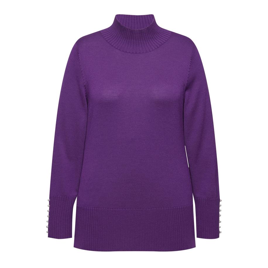 Ulla Popken Ulla Popken Trui aubergine -