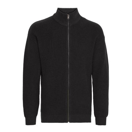 !Solid Gebreid vest zwart