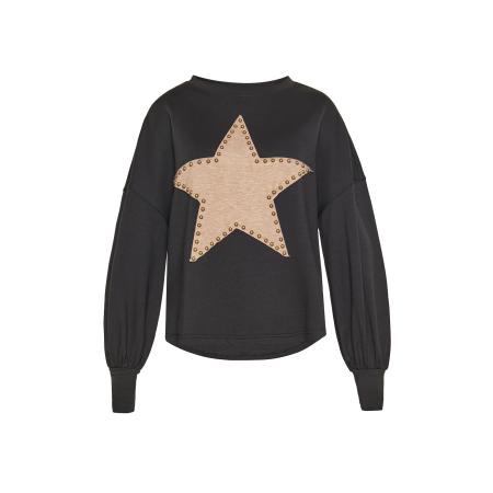 Gaya Gaya Sweatshirt beige / zwart