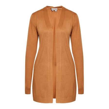 RISA RISA Gebreid vest cognac