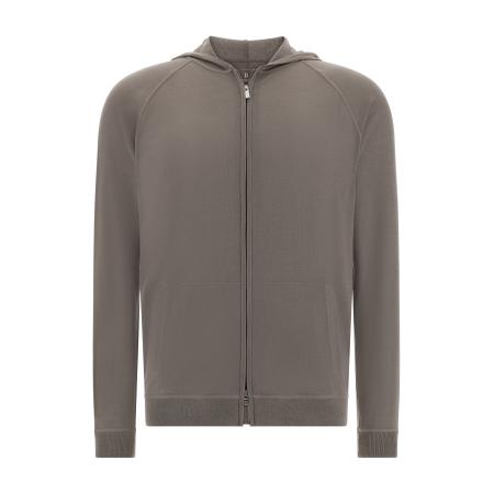 Boggi Milano Boggi Milano Gebreid vest taupe