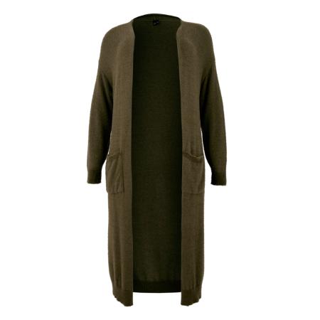 Yoek YOEK Gebreid vest olijfgroen