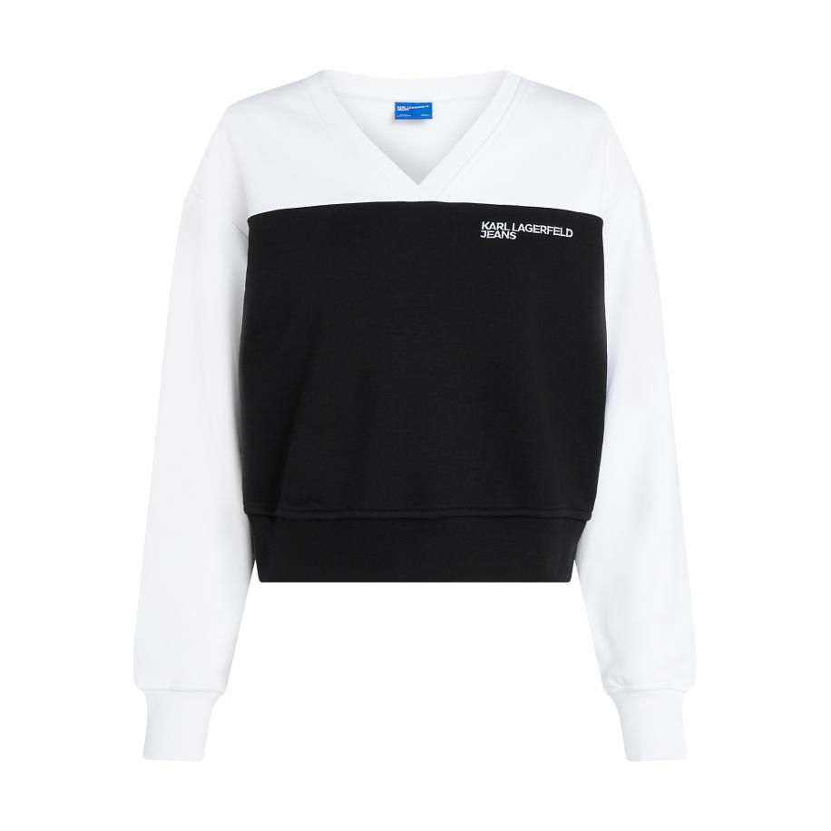 Karl Lagerfeld KARL LAGERFELD JEANS Sweatshirt zwart / wit -