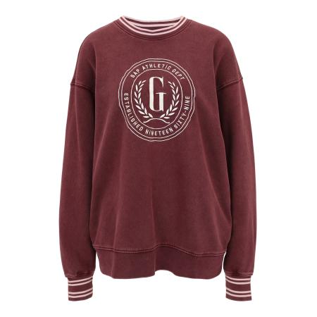 GAP Gap Tall Sweatshirt karmijnrood / wit