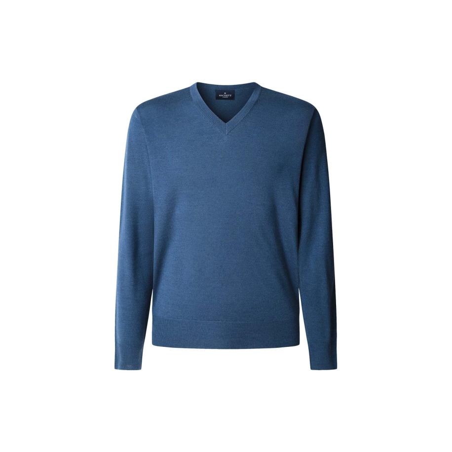 Hackett London Hackett London Trui blauw denim -