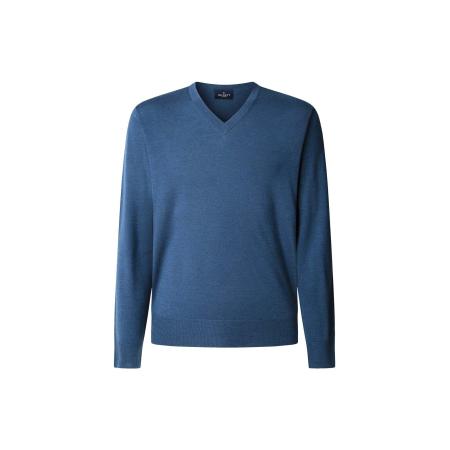 Hackett London Hackett London Trui blauw denim