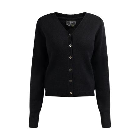 Faina faina Gebreid vest zwart