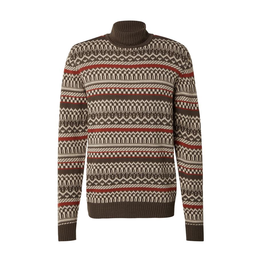 Blend BLEND Trui beige / mokka / roestrood -