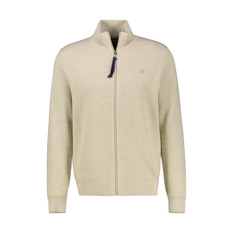 Lerros LERROS Gebreid vest beige gemêleerd -