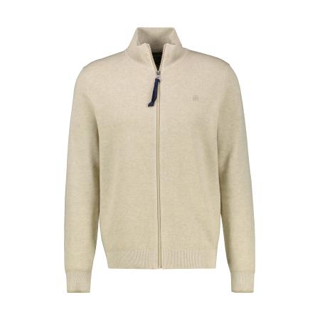 Lerros LERROS Gebreid vest beige gemêleerd
