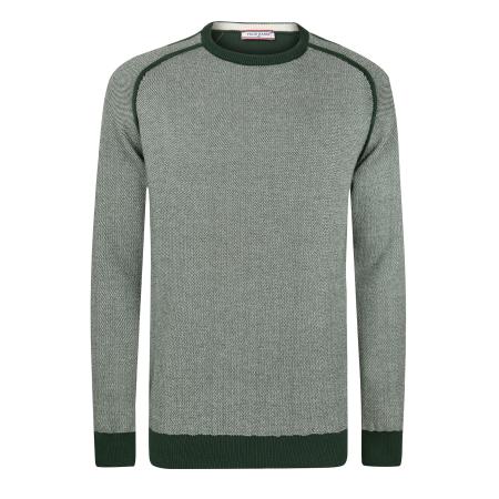 Felix Hardy Felix Hardy Trui donkergroen / wit