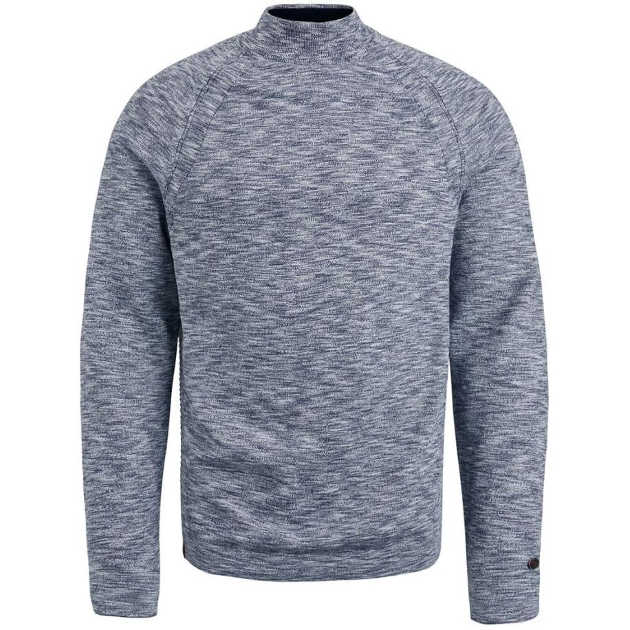 Cast Iron Trui Turtleneck Blauw Blauw