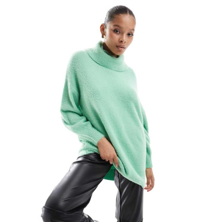 Only Oversized coltrui in groen Groen