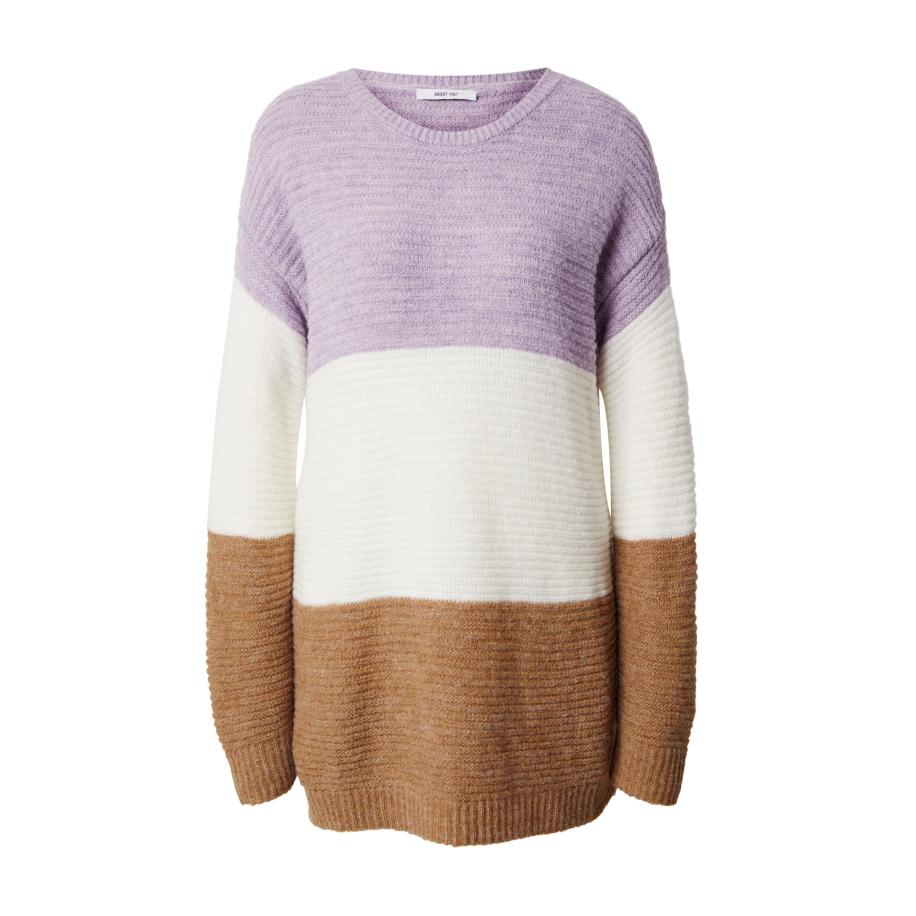 ABOUT YOU ABOUT YOU Trui Larissa bruin gemêleerd / lila gemêleerd / offwhite -