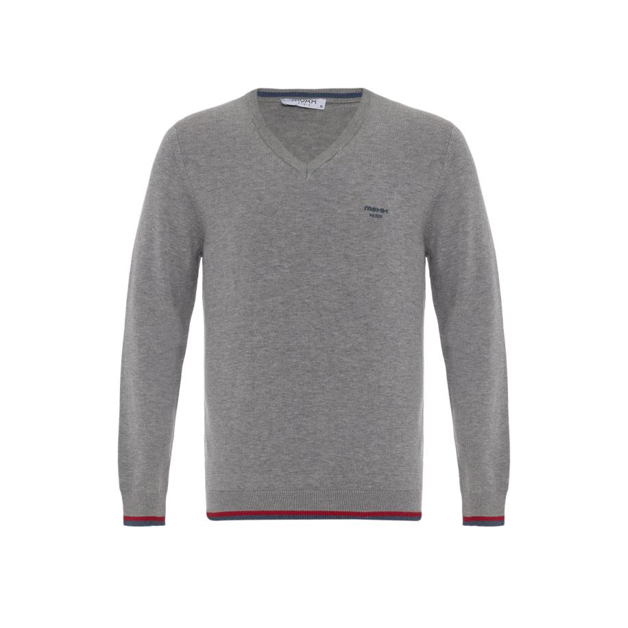 Moxx Paris Moxx Paris Trui navy / grijs -