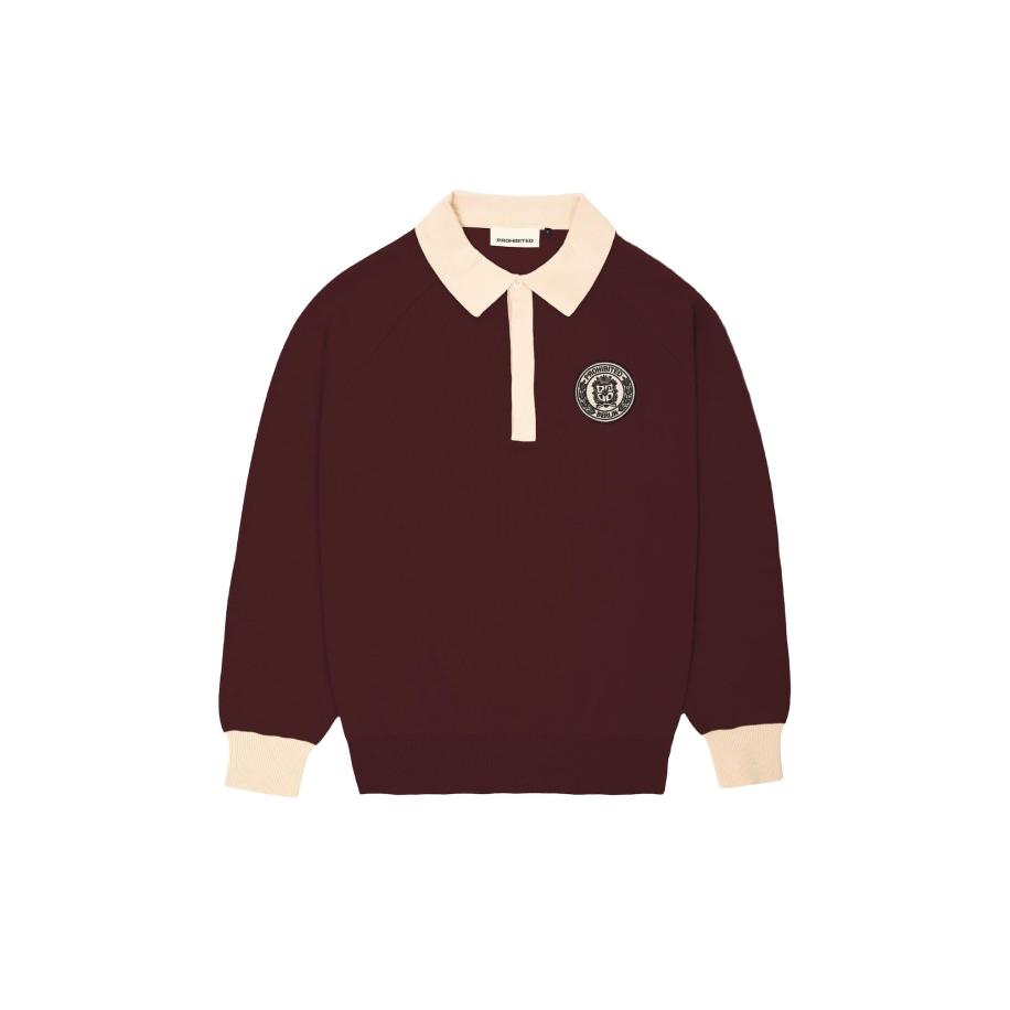 Prohibited Trui lichtbeige / bordeaux Rood