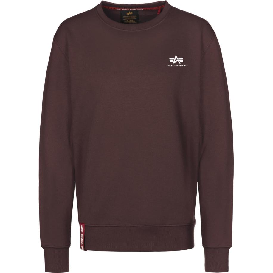 Alpha Industries ALPHA INDUSTRIES Sweatshirt bruin / wit -