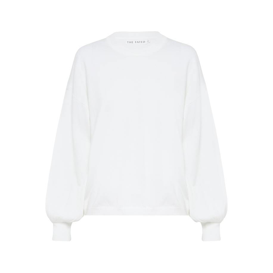 The Fated Sweatshirt MALVINA wit Wit