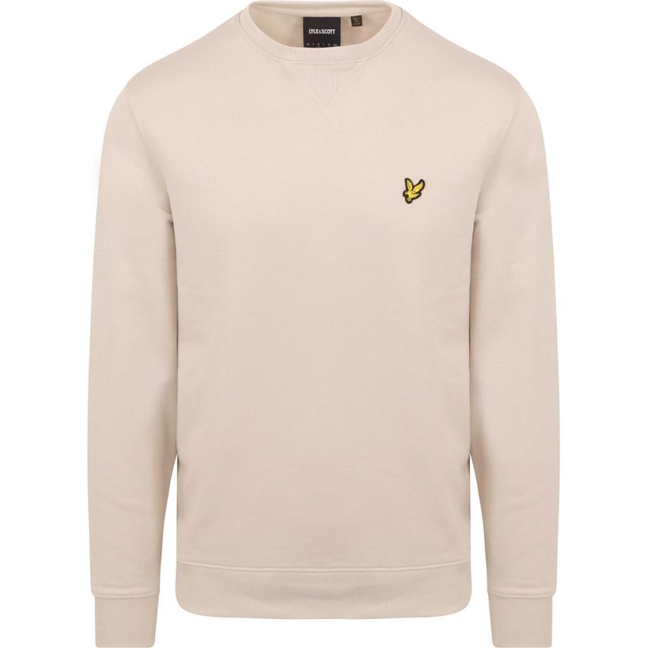 Lyle & Scott Sweater Ecru Bruin