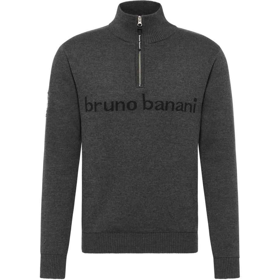 Bruno Banani Bruno Banani Trui BALLARD grijs / zwart -