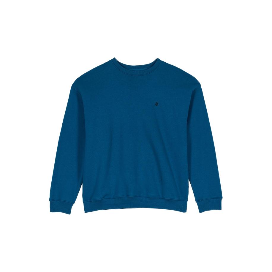 Volcom Volcom Sweatshirt Single Stone navy / royal blue/koningsblauw -