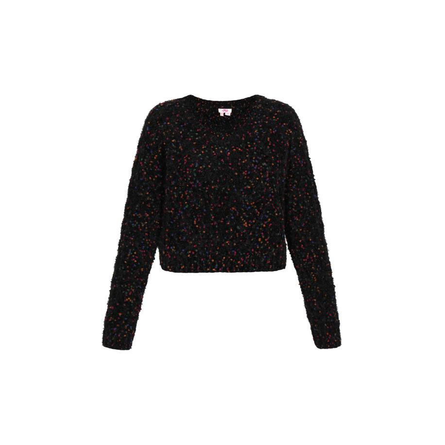 MYMO Trui blauw / rood / zwart Zwart