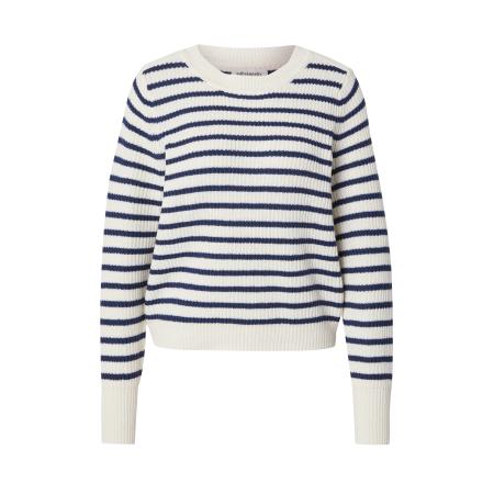 Lollys Laundry Lollys Laundry Trui donkerblauw / wit