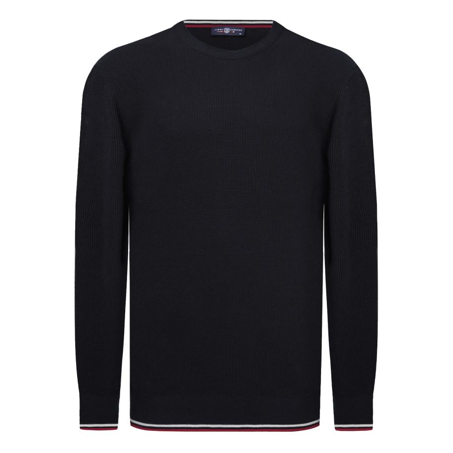 Jimmy Sanders Jimmy Sanders Trui navy / wit -