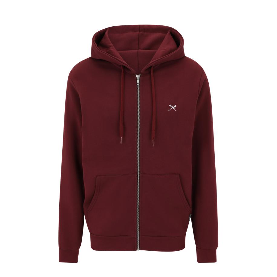 Iriedaily Iriedaily Sweatvest bordeaux -