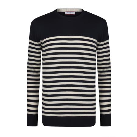 Felix Hardy Felix Hardy Trui navy / wit