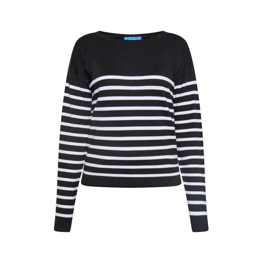 SANIKA SANIKA Trui zwart / wit -