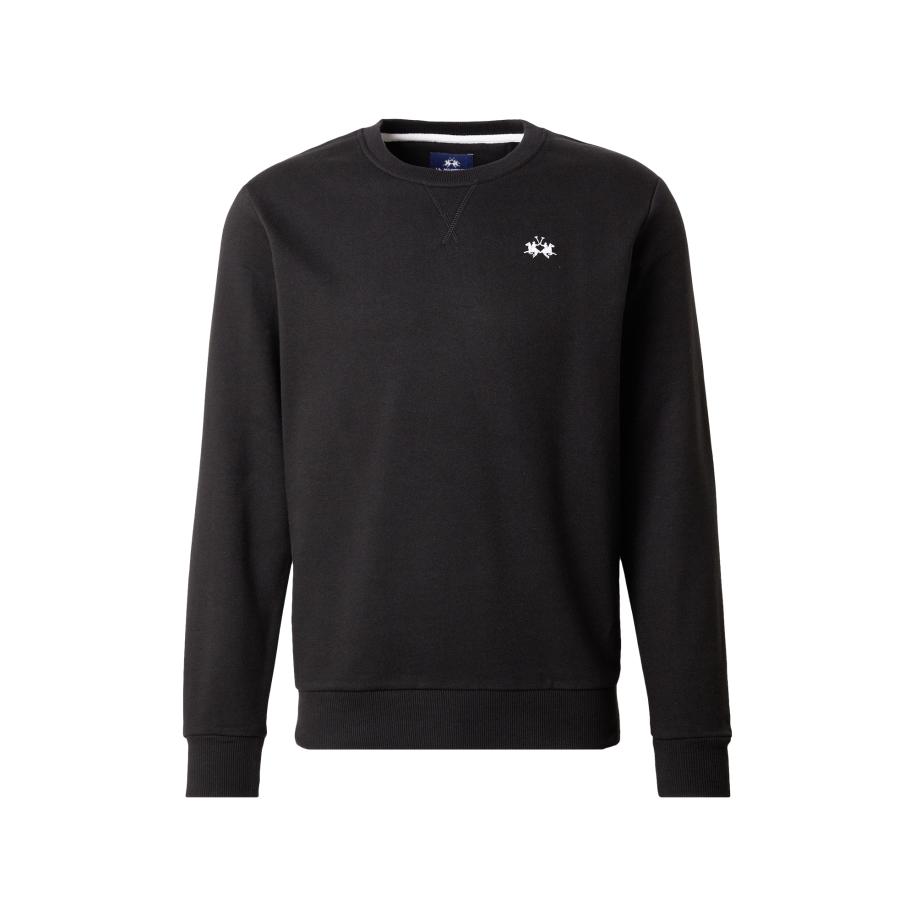 La Martina La Martina Sweatshirt zwart / wit -