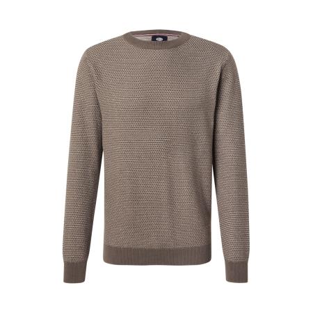 Petrol Industries Petrol Industries Trui taupe / aardetinten / wit