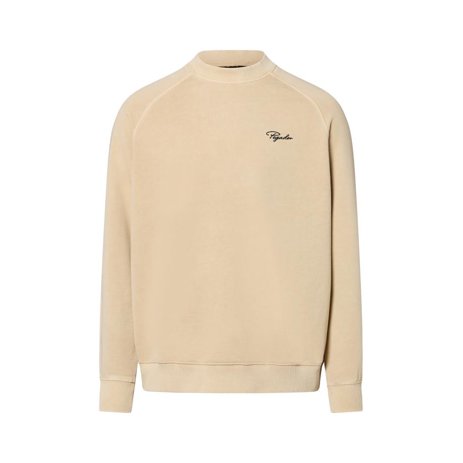 Pegador Sweatshirt Signar beige / zwart Bruin