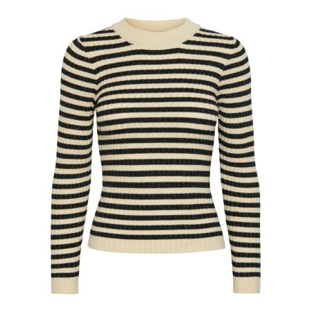 Pieces PIECES Trui PCCrista beige / zwart