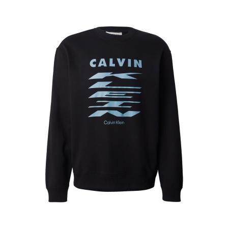 Calvin Klein Calvin Klein Jeans Sweatshirt lichtblauw / zwart