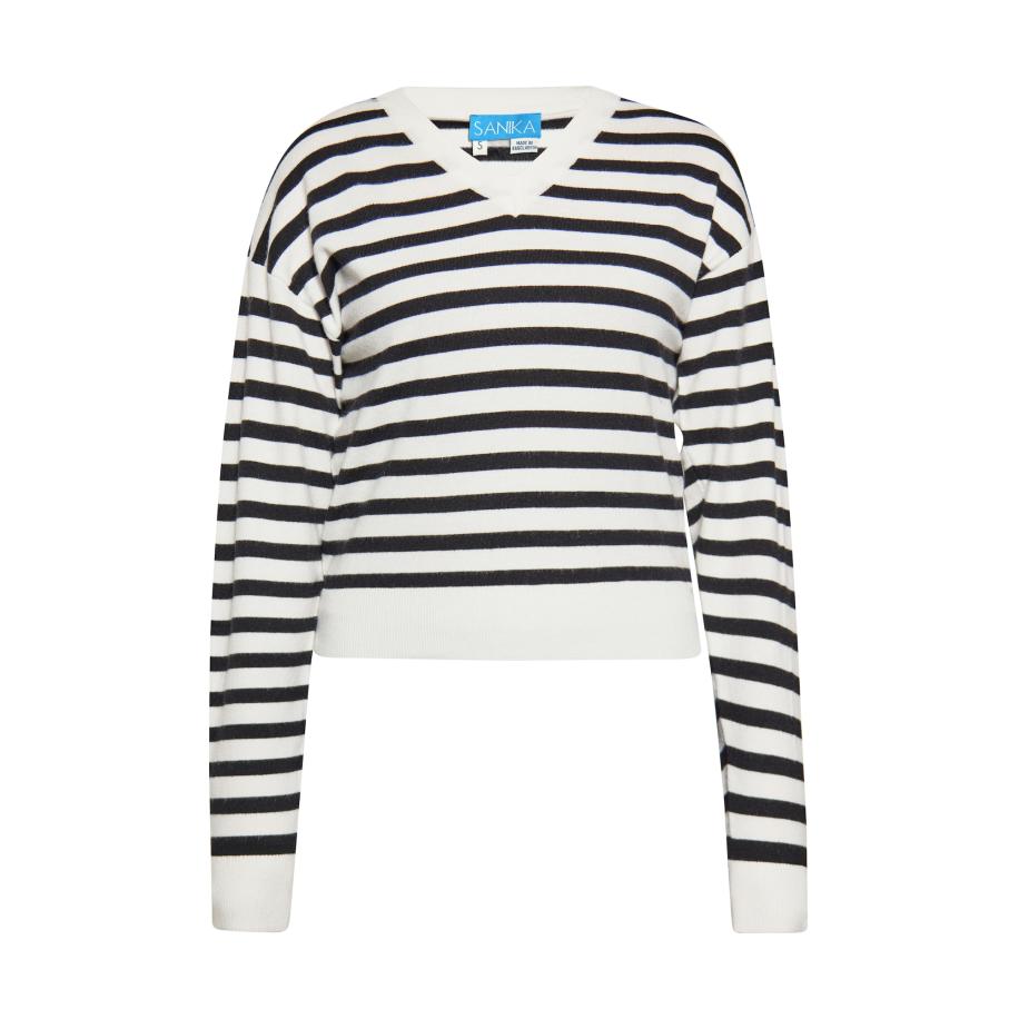 SANIKA SANIKA Trui zwart / wit -
