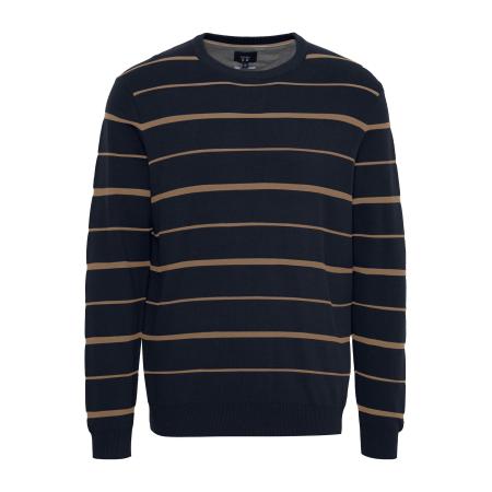 FQ1924 FQ1924 Trui KYLE beige / donkerblauw