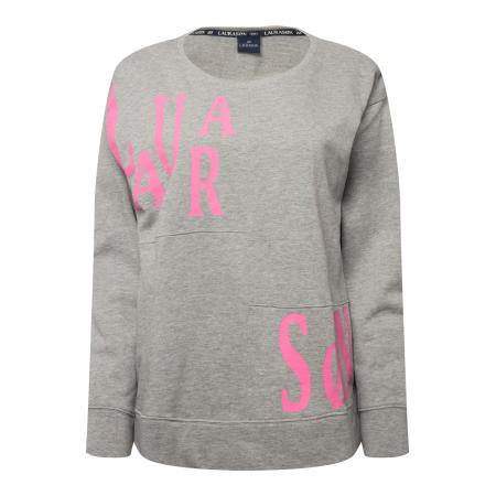 LAURASØN LAURASØN Sweatshirt grijs / pink